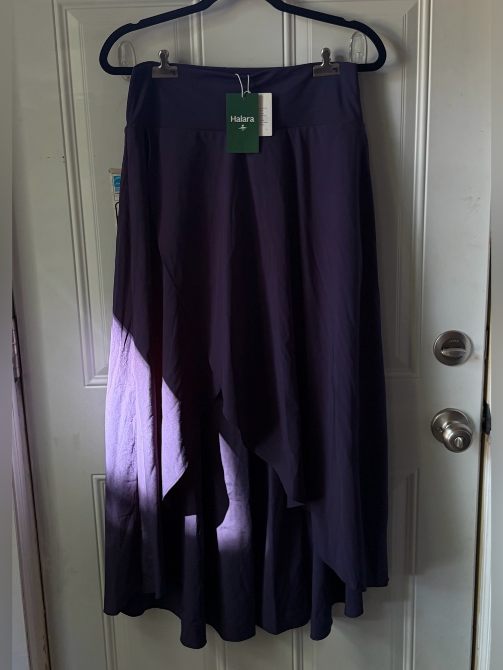 Halara Breezeful High Waisted High Low Ruffle 2-in-1 Maxi Skirt
